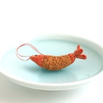 頭付きだよ＊エビフライbrooch