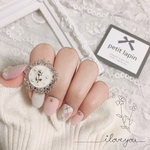 【 雨の日の薔薇リング 】 指輪 ハンドメイド