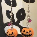 ハロウィン　かぼちゃピアス