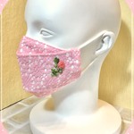 かわいいレースのラブリーマスク♪ レース+晒 3層 ★Ｓ～Ｌサイズ★ 【受注生産】2～4日発送