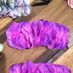 ＊ お花のバレッタ 紫陽花 バイオレット ＊