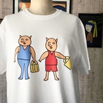 【巨匠動物園】誰と誰Tシャツ