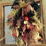 ボタニカルred スモークツリー＆ネイティブフラワー スワッグ  bouquet