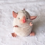 マウスのぬいぐるみ<ヌードピンク>