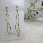 定番シャープなスイングピアス・イヤリング送料無料