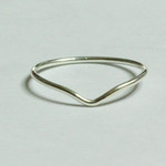 straight V shape ring　sv