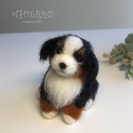 ☆THIERRY☆羊毛フェルト　犬　バーニーズマウンテンドッグ　手のり　パピー