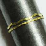 スキニーリング２つセット　brass3