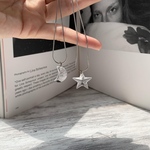 stainless×swarovski necklace