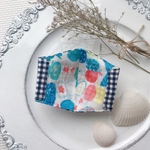 送料無料♡babyカラフルちょうちょとギンガムチェックの子どもマスク
