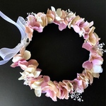 fuwafuwa ミックスカラーの花冠(ピンク)