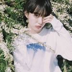 青い湖の、ロングスリーブTシャツ