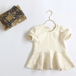 キナリ/peplum  puffsleeve 