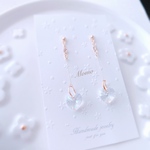 【SWAROVSKI】心の中♡ハートクリスタル♡ピアス・イヤリング