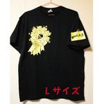 スカルロゼットTシャツ／イエロー／Lサイズ☆HONEY BILLY☆