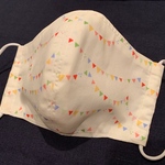 【再販値下げ】夏用マスク／ホーミーコレクション/涼しい薄手/洗える大人用/大きめコットン/立体／小顔人気／小池都知事