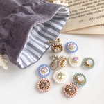 petit✴︎スワロフスキーのビーズ刺繍ピアス/イヤリング