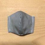 接触冷感 幼児用少し小さめマスク ストライプ