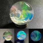 【新作:多重色オーロラ球】直径20mm