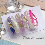 crystal〜紫陽花　バレッタ