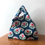 レジ袋型エコバッグ XL/Provence flower:blue