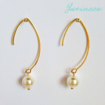 バナナフープパールピアス