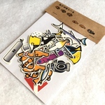 南の海のおさかな フレークシールです♪送料無料♪