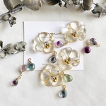 Viola fluorite🌼ピアス