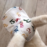 犬の帽子　サンバイザー　キャップ　小型犬用　ハンドメイド