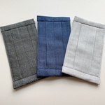 子供用　やわらかプリーツマスク　ダブルガーゼ　デニム　高学年　男の子　女の子