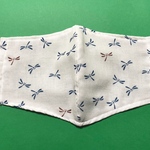 夏向け・男性向け立体マスク・とても大きなサイズ・トンボ柄