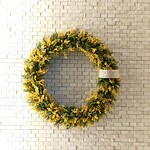 《mamimami様オーダー品》〈直径40cm〉春を呼ぶミモザのリース♪ 