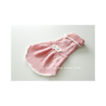 Ca＊様専用お買い物ページ cotton one piece pink (わんちゃんのセーター)