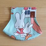 仮置き立体マスクケース　レトロなウサギ