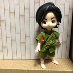 オビツ11用甚平(若草色)