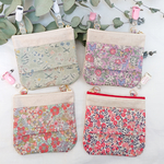 リバティ♪ラミネート移動ポケット■for Girls／クリップ付き