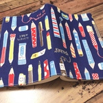 文庫本ブックカバー＊文房具