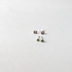 3mm クロムダイオプサイトピアス（アレルギー対応）サージカルステンレス