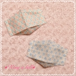 ☆再販×②☆涼しげ ダマスク柄♡ メガネがくもりづらい☆西村大臣風マスク