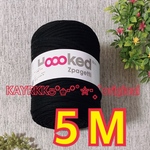 送料込み❁︎ ❁︎Hoooked　Zpagettiフックドゥ・ズパゲッティ❁︎マスク紐BLACK❁︎５M