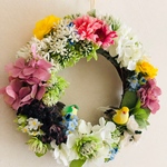 花と小鳥