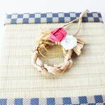 ミニミニしめ縄かざり飾り風リース
