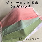   涼しげなプリーツマスク大人 普通サイズ 
