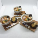 ミニチュアフード   ラーメン　餃子　箸　1セット