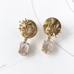 antique full moon イヤリング/ピアス