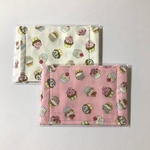 ガーゼ マスク カップケーキ柄 2枚セット 子供用 