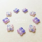 小さな紫陽花＊ピアス/イヤリング　プラバン  アクセサリー