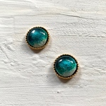 ヨーロッパヴィンテージ一粒ピアス