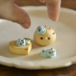 再販 ６月のカリーノぱんセット 　(チョコミントアイスのせはりーちゃん、チョコミントなハートトースト)