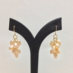 ☆14kgf☆淡水パールの葡萄ピアス